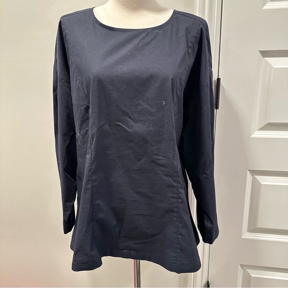 Banana Republic Dark Blue Long Sleeve Top
